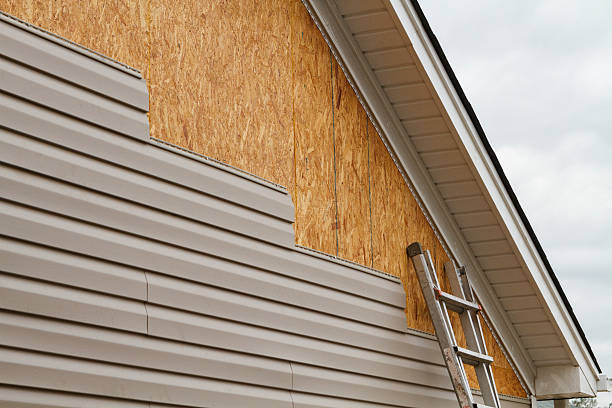 Professional Storm Damage Siding Repair technician working in Smithfield, VA